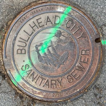 BULLHEAD CITY SANITARY SEWER MANHOLE COVER