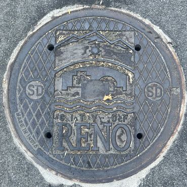 CITY OF RENO MANHOLE COVER