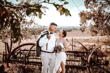 Wedding photography in Cookardinia NSW. bride and Groom