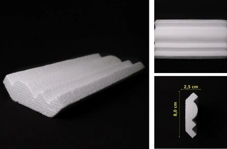 A mais famosa moldura de isopor, modelo dinâmico e sofisticado.