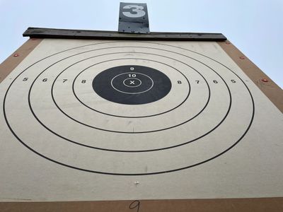 Clean High Power Rifle Target 200 Yard San Antonio Texas