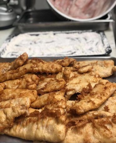 Our fish is hand-battered in-house and served with our homemade tartar sauce—available on special ev