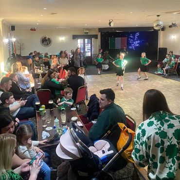 Irish Dancing in the Irish Club.