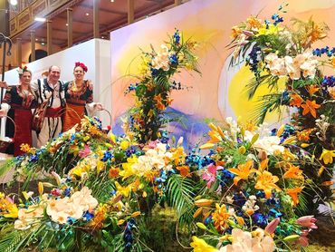 Folk Group Bulgari at Melbourne International Flower & Garden Show with Gantcho of Melbourne