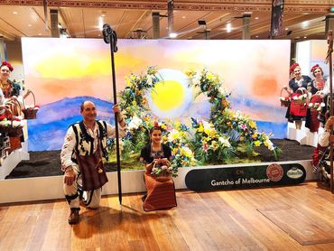 Folk Group Bulgari at Melbourne International Flower & Garden Show with Gantcho of Melbourne