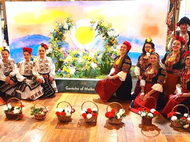 Folk Group Bulgari at Melbourne International Flower & Garden Show with Gantcho of Melbourne