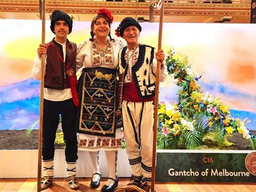 Folk Group Bulgari at Melbourne International Flower & Garden Show with Gantcho of Melbourne