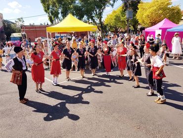 Folk Group Bulgari at Yarraville Festival 2022, Australia