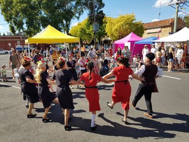 Folk Group Bulgari at Yarraville Festival 2022, Australia