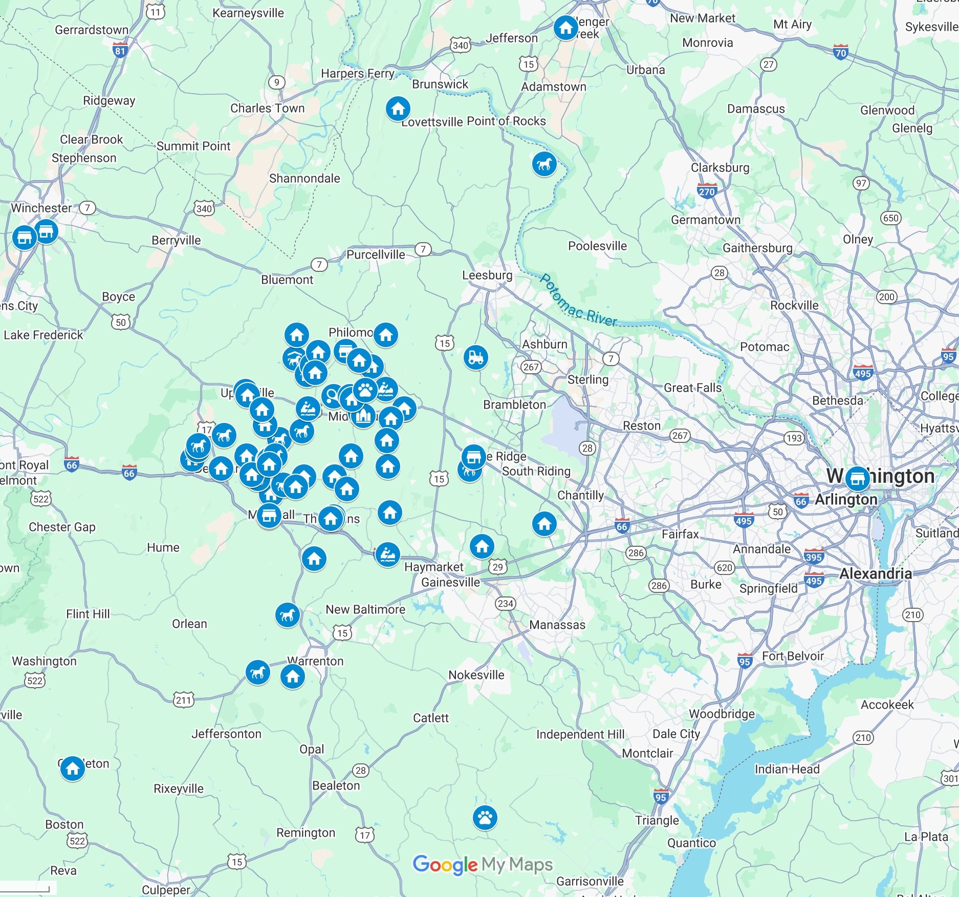 Our work spans the east coast, from New Jersey to Aiken, South Carolina.