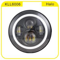 7" Round 54/30W Auto LED Halo Lamp Hi/Lo Beam