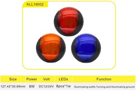 KLL19002 LED Side Marker Tail Light