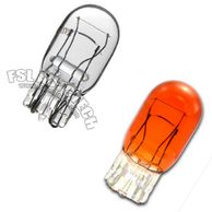 W21/5W 7443 7443A  Amber T20 Wedge Bulbs