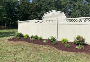 rubber mulch install