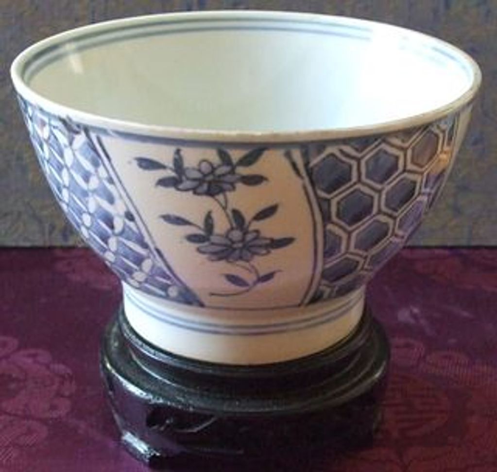 19th Century Chinese Blue and White Bowl made for the export market.