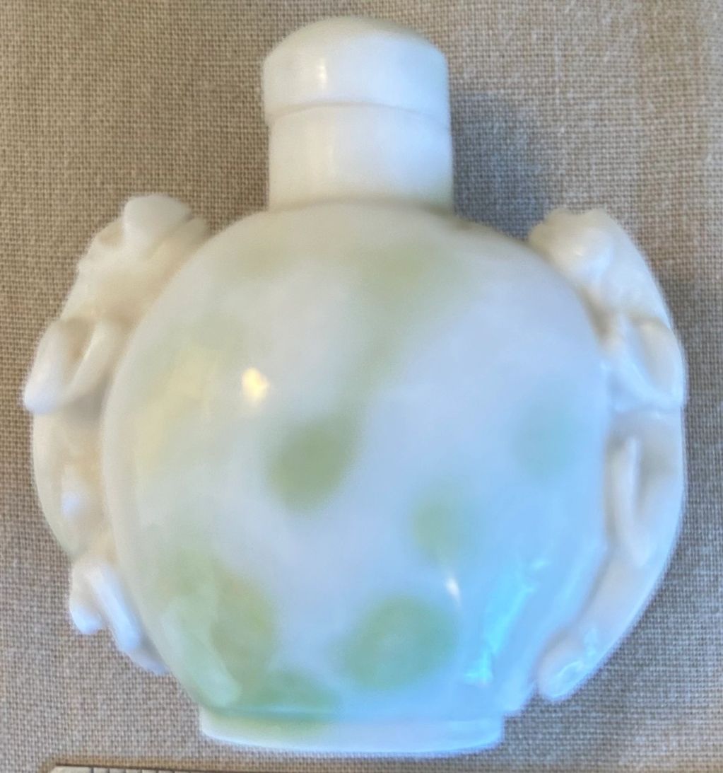 Chinese Jadeite Vase Form Snuff Bottle Compare Christie's Lot 4 3/22
