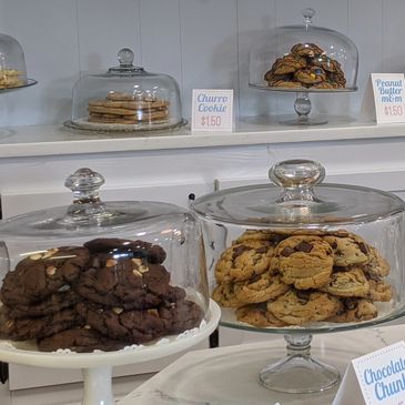 Homemade cookies at The Flour Shop in Kenedy, Texas