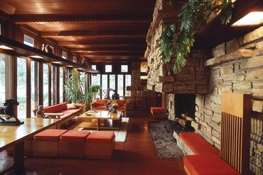The Lovness studio, designed by Frank Lloyd Wright, 1980s