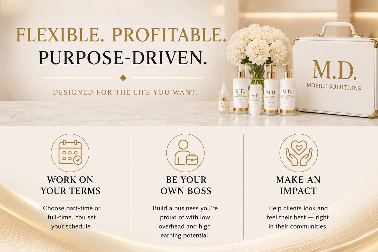 Promoting flexible, profitable, purpose-driven business opportunities with M.D. Mobile Solutions.