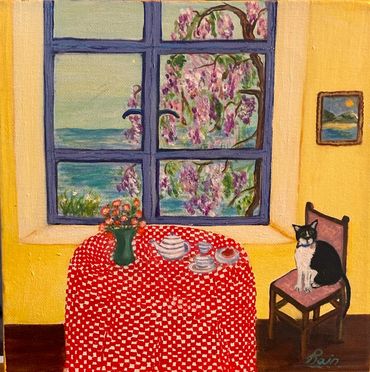 Bruno At Breakfast
10in x 10in x 1in
Oil On Canvas
Unframed
SOLD