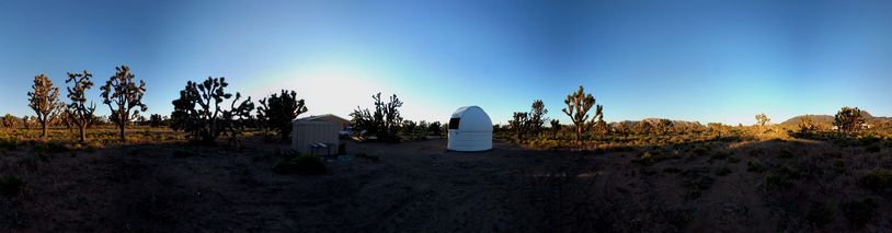 Panoramic view of observatory area.