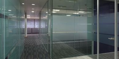 Glass office partitions Rochester, Kent