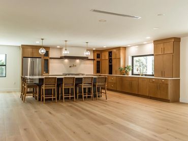 Modern Farmhouse Timber Cabinets