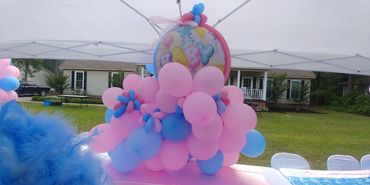 Outdoor Gender Reveal
#elegantlyyoursaffairs
#eyaballoontopia
#eyatenttablechairrentals