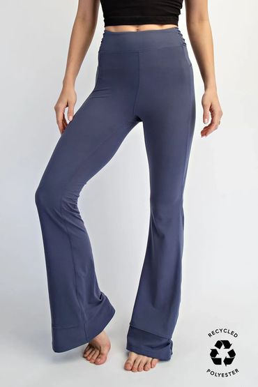 Butter Soft Seam Detail Flare Pants