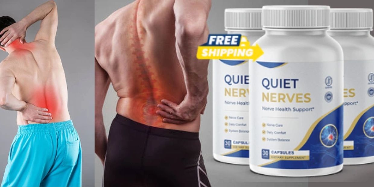 Back pain relief with Quiet Nerves supplement.