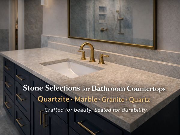 Quartzite bathroom vanity countertops Boardman , Canfield, Poland & Youngstown Ohio