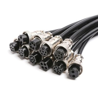 GX16 plug sensor connector cable male and female circular connector 2/3/4/5/6/7/8/9/10pin