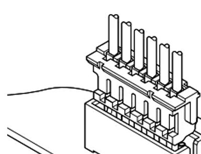 JST Terminal ZH1.5 2D Design Drawing