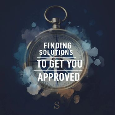 A compass with text about finding solutions for approval.