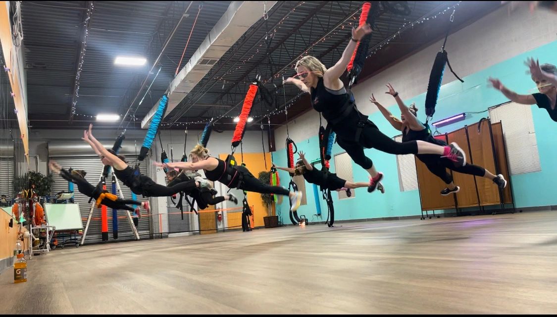 We Tried The Flying Bungee Workout 