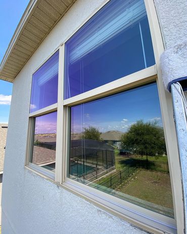 Residential window cleaning in Winter Garden.