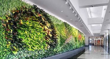 Green Wall at Birmingham International Airport, with KPS Group