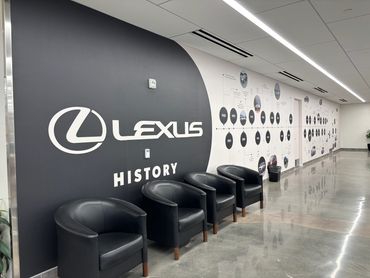 Johnson Lexus History Timeline Mural