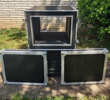 Dragon Case Co. 8U shock mount rack road case
