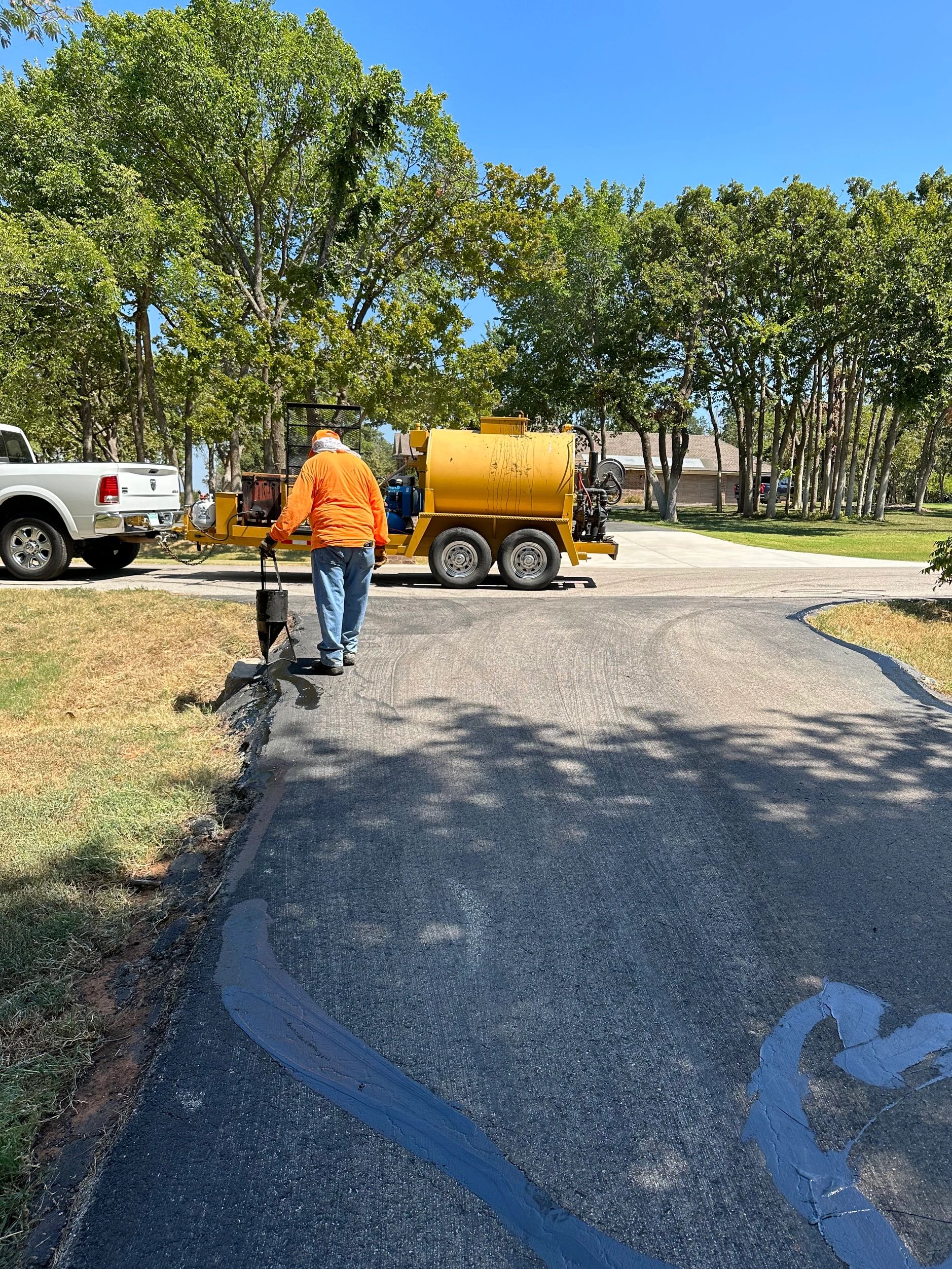 asphalt driveway repair in Oklahoma City