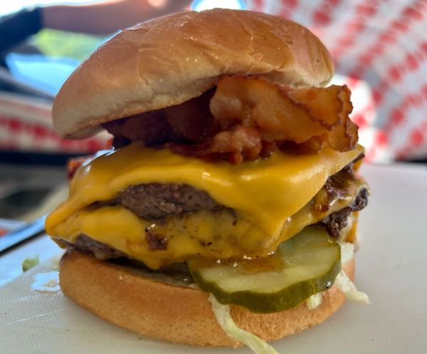 Bacon Double Double with Pickles