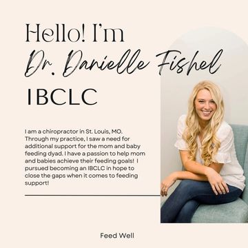 Dr. Danielle Fishel introducing her IBCLC services in St. Louis, MO.