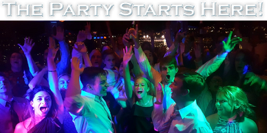 Section title with crowd on dance floor and the slogan "The Party Stars Here!"