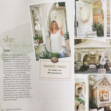 Featured in Sheshed book Junk Beautiful 2018