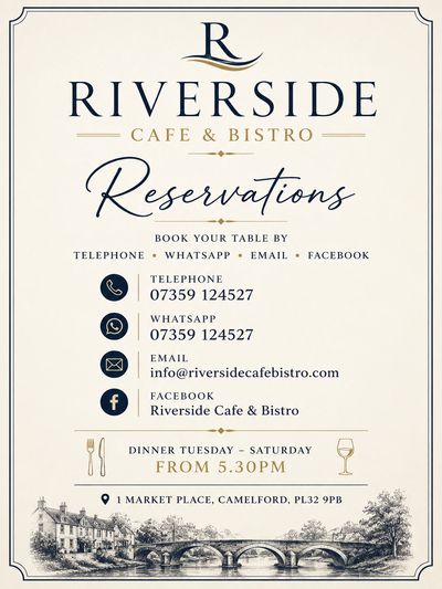 Feel free to get in touch and ask about todays menu