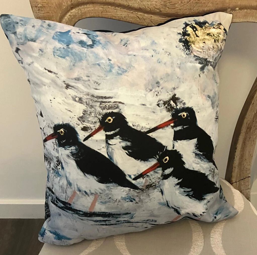 Winter Oystercatchers £30 16"x16"