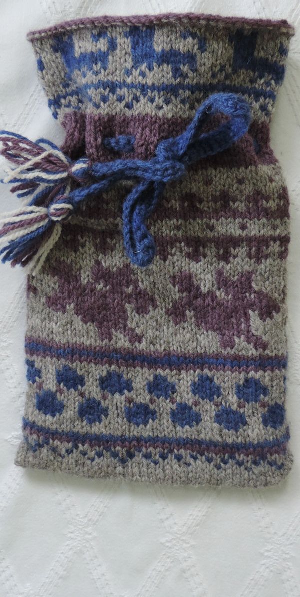 Heather Scottie £29. Shetland Wool