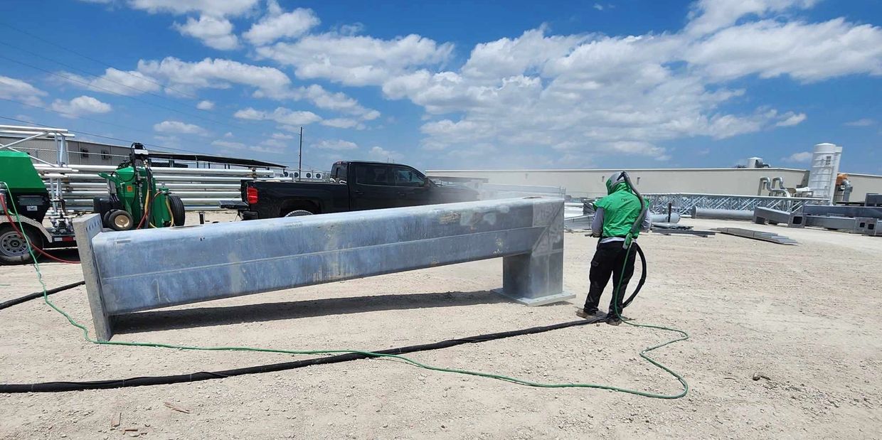 Removal of failing galvanized coating