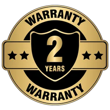 2‑Year Extended Warranty with full standard coverage and priority repairs.
