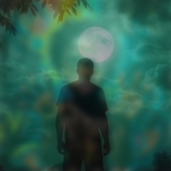 Expressive in ink and coal that conveys raw emotion of a young boy with an expressionless fear.